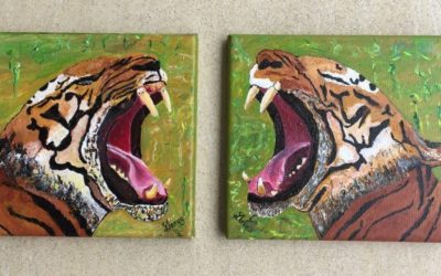 Handpainted coasters on sale from August…